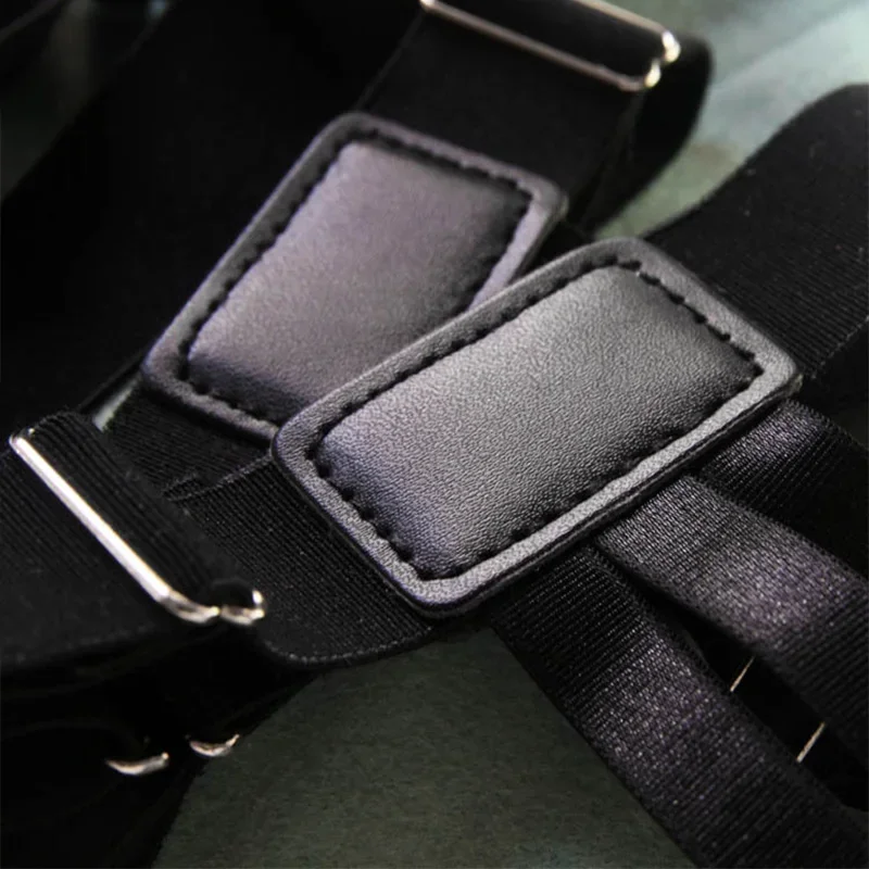 Men suspender 2PCS suspenders for shirt garter belt holder strap hangers for men pants braces