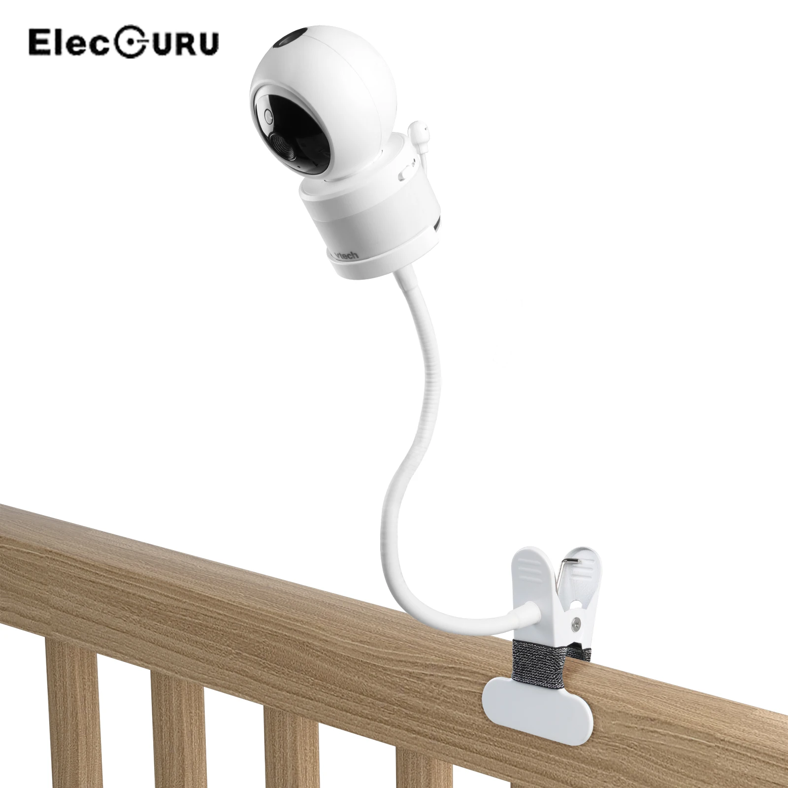 Flexible Strong Clip Clamp Mount with Base For VTech VM5463 Baby Monitor,Clip to Crib Cot Shelves or Furniture,No Drilling direct dual gear extruder upgrade support aluminum plate with stepper motor easy print flexible filament for ender3 v2 3pro cr10