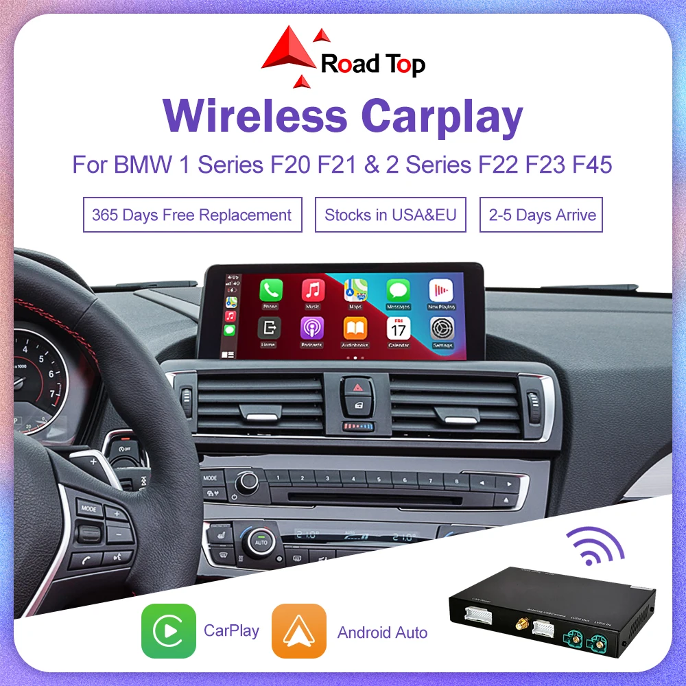 ワイヤレス CarPlay BMW シリーズ 1 2 F20 F21 F22 F23 F45 2012-2020