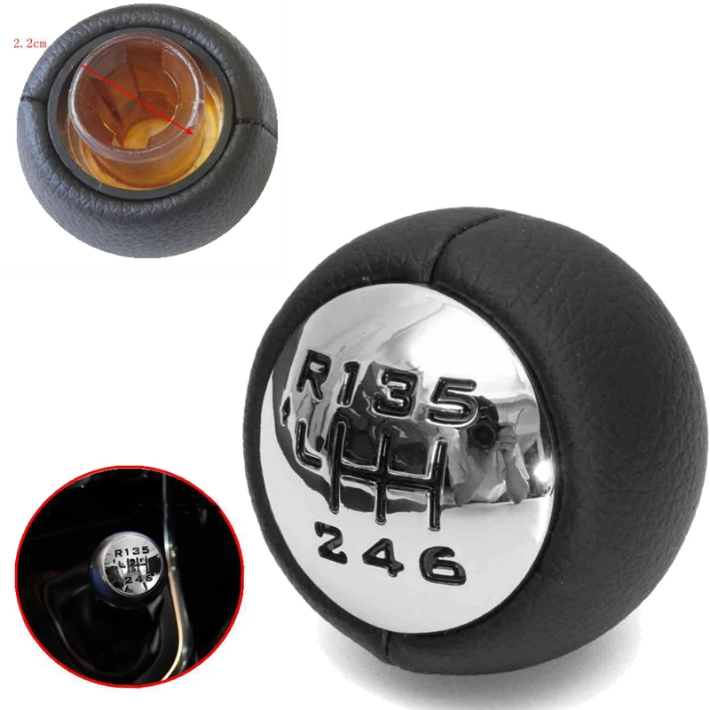 Auto Manual Gear Knob Car Gear Shift Knob 5 Speed 6 Speed Interior Parts For Peugeot 307 308 3008 407 5008 807 car shift gear cover