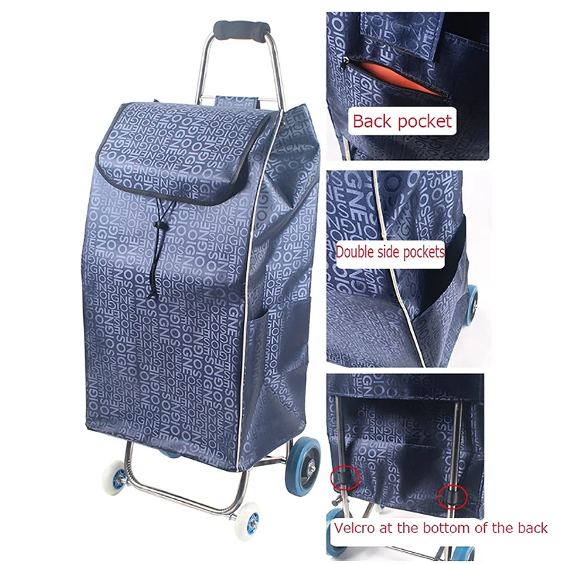 72L Shopping Trolley Replacement Bag Large Grocery Cart Grocery