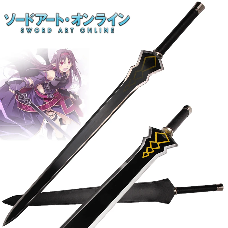 

SAO Yuuki Konno стальная Реплика абсолютный меч искусство онлайн zeпен реквизит для косплея металлическое ремесло декоративные без острых мечей
