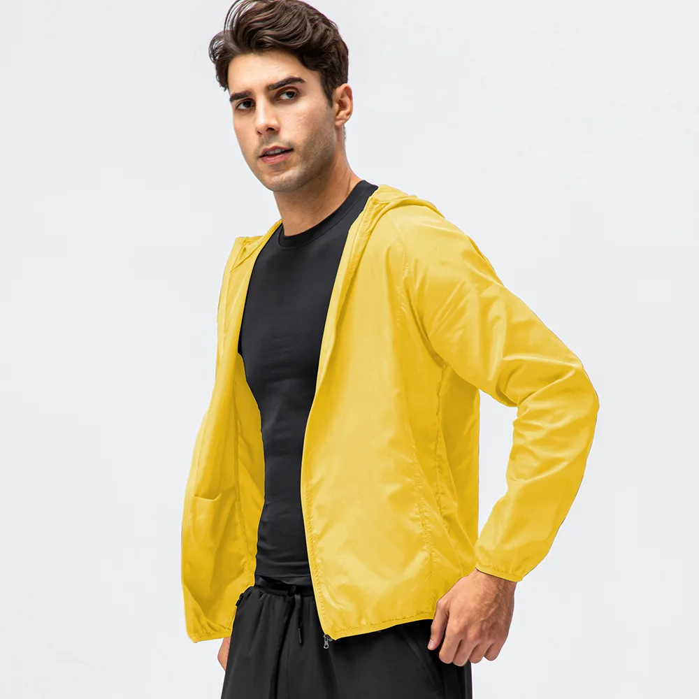 Unisex Waterproof Windbreaker Jacket – Lightweight Outdoor Rain and Sun Protection