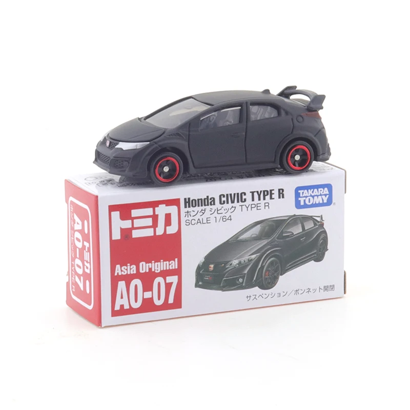 

Takara Tomy Tomica Asia Original Exclusive AO-07 Honda Civic Type R FK8 1/64 Alloy Toys Motor Vehicle Diecast Metal Model