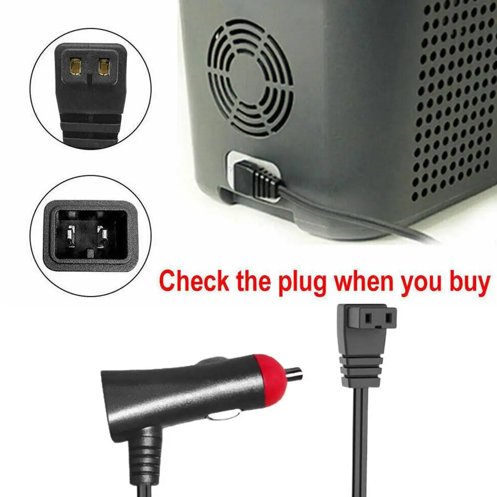자동차 냉장고 케이블 12V 24V 냉장고 전원 코드 2/4m 2핀 시가 라이터 충전 라인 전자제품 자동차 액세서리