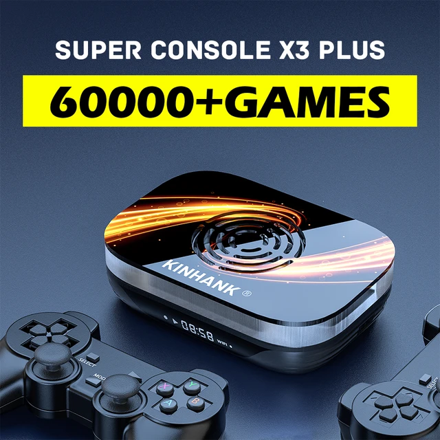 Retro Game Console Super Console X2 60000+ Games For DC/Sega Saturn/Naomi  4K HD