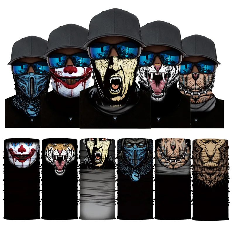 

New 2022 Pattern Series Magic Bandana Seamless Versatile Multifunctional Windproof Sunscreen Riding Mask