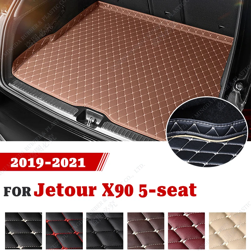 

3D Surrounding Design Waterproof Car Trunk Mat For Jetour X90 5-Seat 2019 2020 2021 Custom Car Accessories Auto Interior