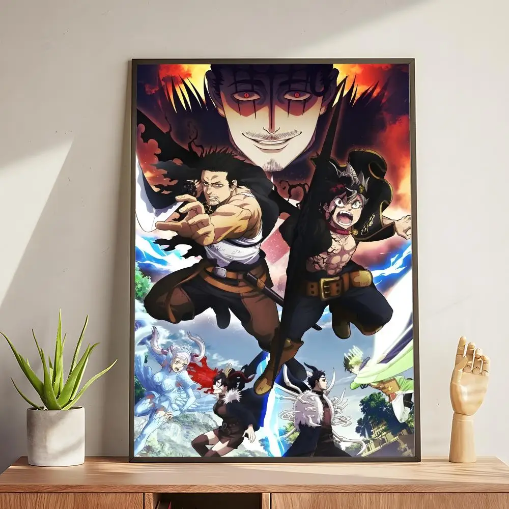 Black Clover Anime Poster - Stylish Wall Art for Home, Office, or Restaurant Decor