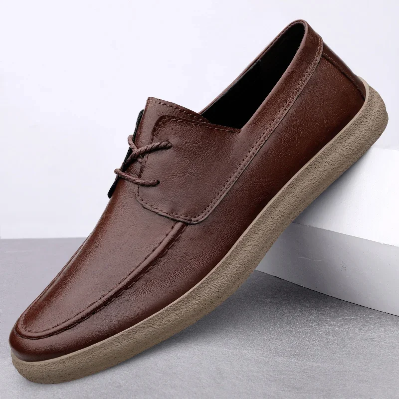 

Mens Casual Shoes Genuine Leather Men Formal Business Leather Shoes High Quality Male Casual Shoes Lace Up Shoes Oxfords Flats