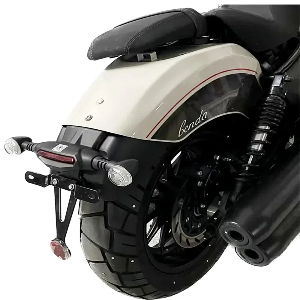 Geeignet für Benda Chinchilla 500 Motorrad vorne und hinten verlängerte Kotflügel Kotflügel passend für Chinchilla 500 500 Chinchilla – Detail 1