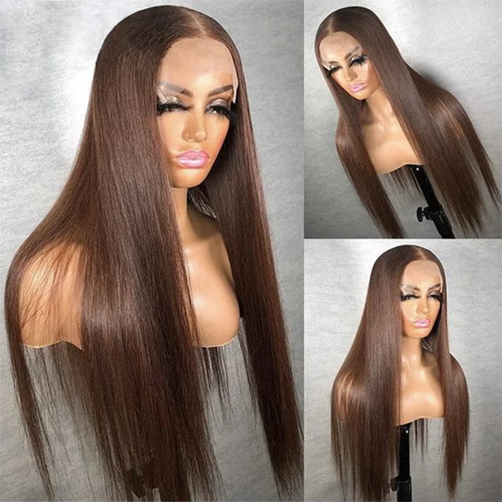 26-inch-180density-long-soft-glueless-brown-silky-straight-swiss-lace-front-wig-for-black-women-babyhair-preplucked-daily