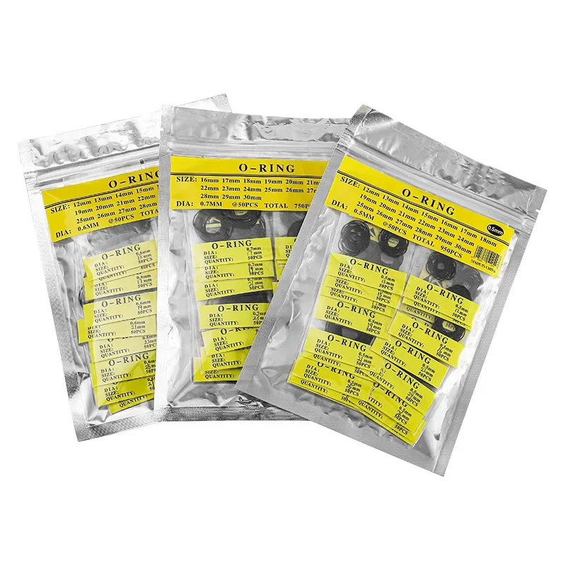 O 링 고무 방수 시계 개스킷, 씰링 와셔, 시계 액세서리 수리 도구, 시계 제작자용 0.5mm, 0.6mm, 0.7mm, 750 개, 950 개 