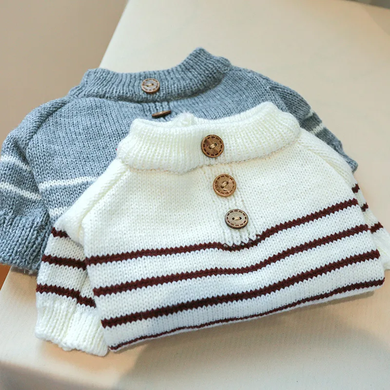 

French Striped Schnauzer Teddy Sweater Autumn and Winter New Pet Clothing Dog Warm Two-legged Clothes Fashion Dog Clothes