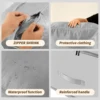 Clothes Storage Bag Foldable Space Saving Self Comforters Organizer Bag 132L Dustproof and Moisture-Proof Large Capacity 5