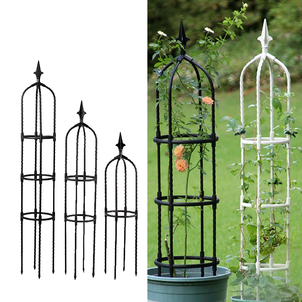 Plant Climbing Frame Outdoor Flower Stand Garden Obelisk Trellis