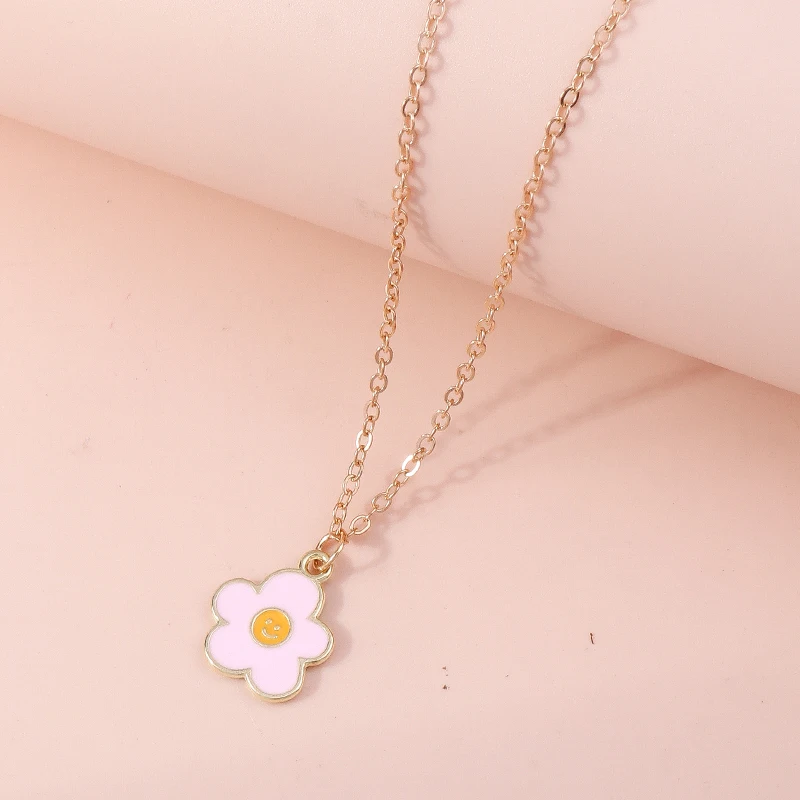 Set Di 6 Bracciali E Collane In Legno Per Bambine - Con Unicorni E Fiori - Bigiotteria Gioco Per Bambine 3-8 Anni