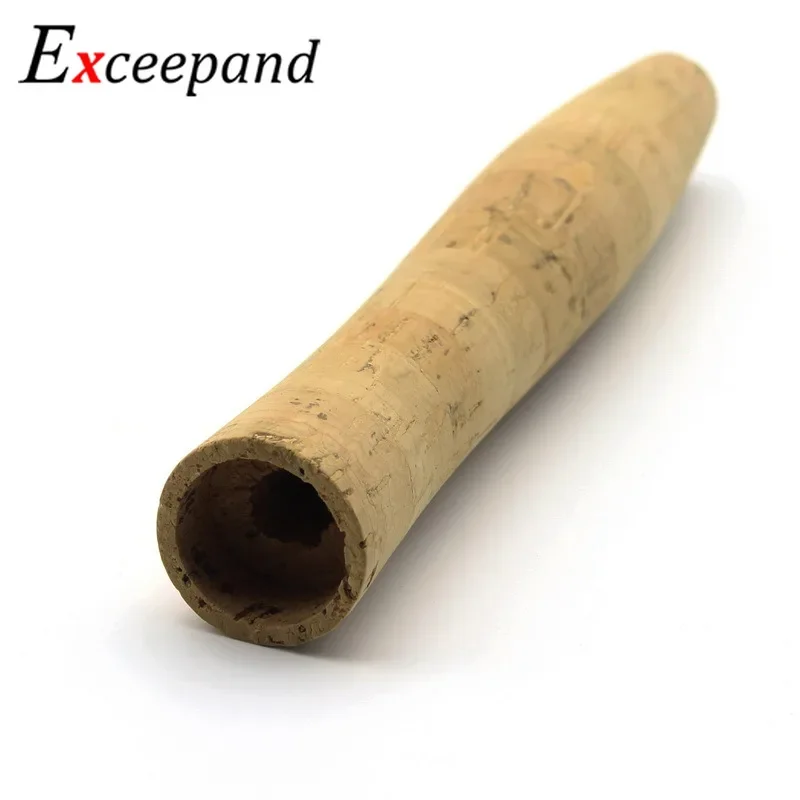 Exceepand 경량 A 등급 순수 코르크 플라이 낚싯대 핸들 그립, 분할 후면 DIY, 로드 빌딩 교체 또는 수리용