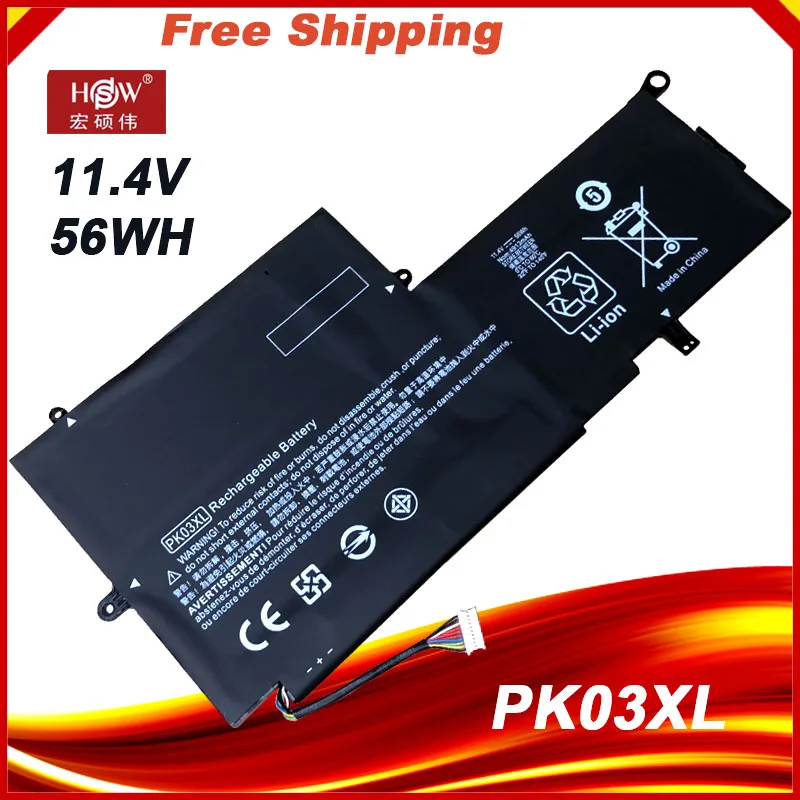 Аккумулятор PK03XL для ноутбука HP Spectre Pro X360 13 G1 Series M2Q55PA M4Z17PA HSTNN-DB6S 6789116-005 11 4 V 56W |