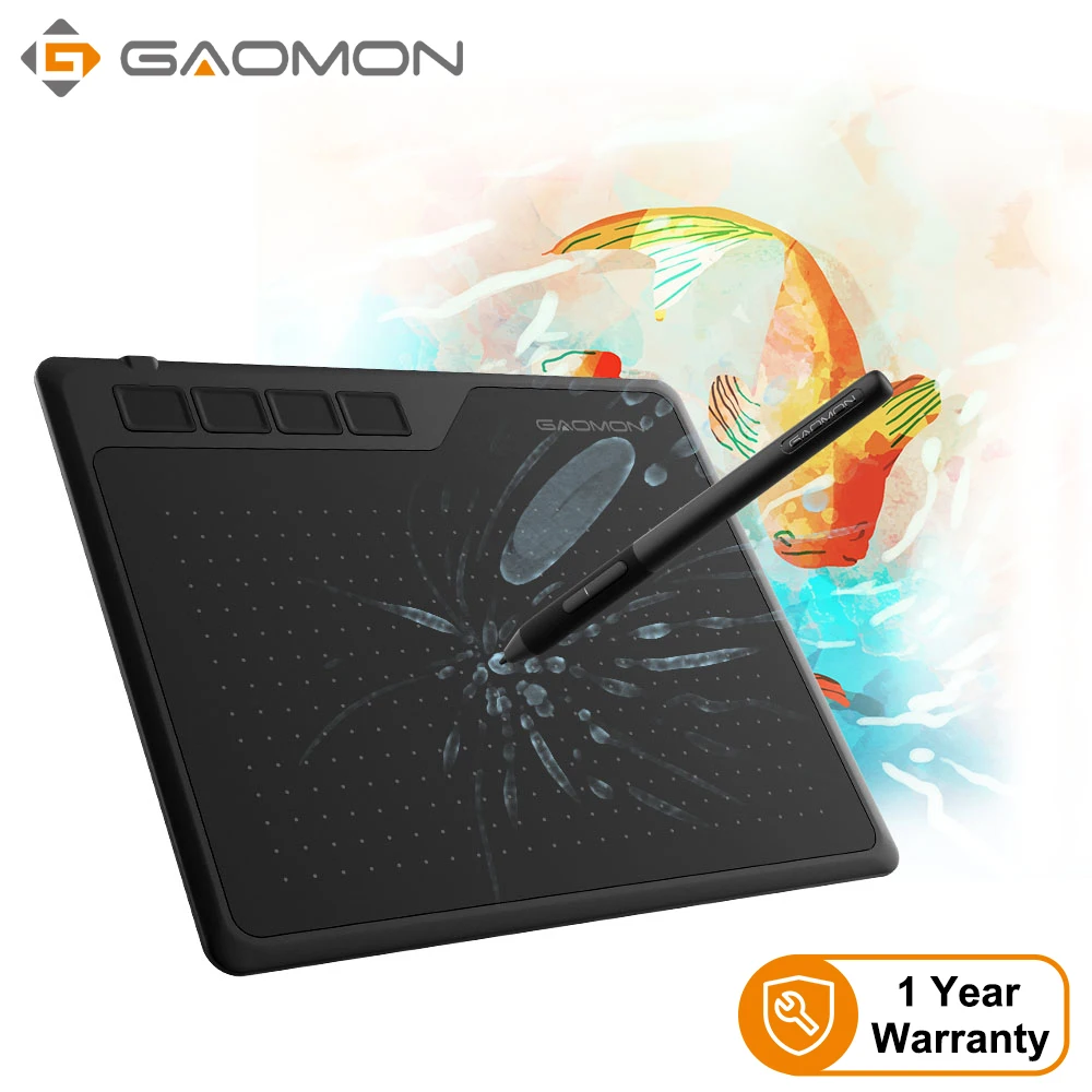 Huion h430p comprimidos digitais micro assinatura usb gráficos desenho  caneta tablet osu jogo bateria-livre tablet mesa digitalizadora - AliExpress