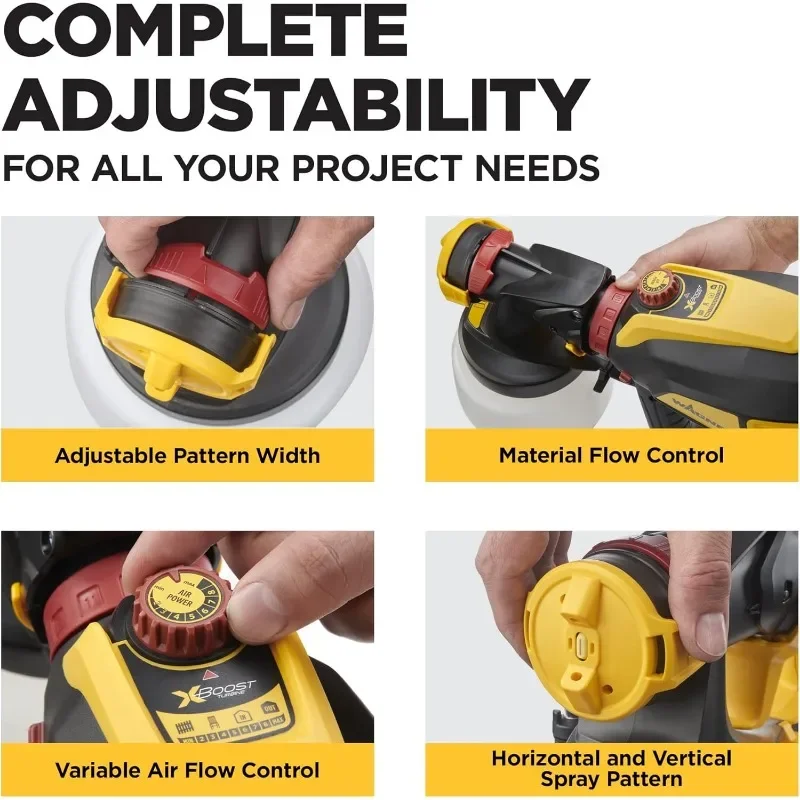 Wagner Spraytech 2454976 FLEXiO 3550 18V Cordless Handheld HVLP Paint Sprayer, Sprays Most Unthinned Latex