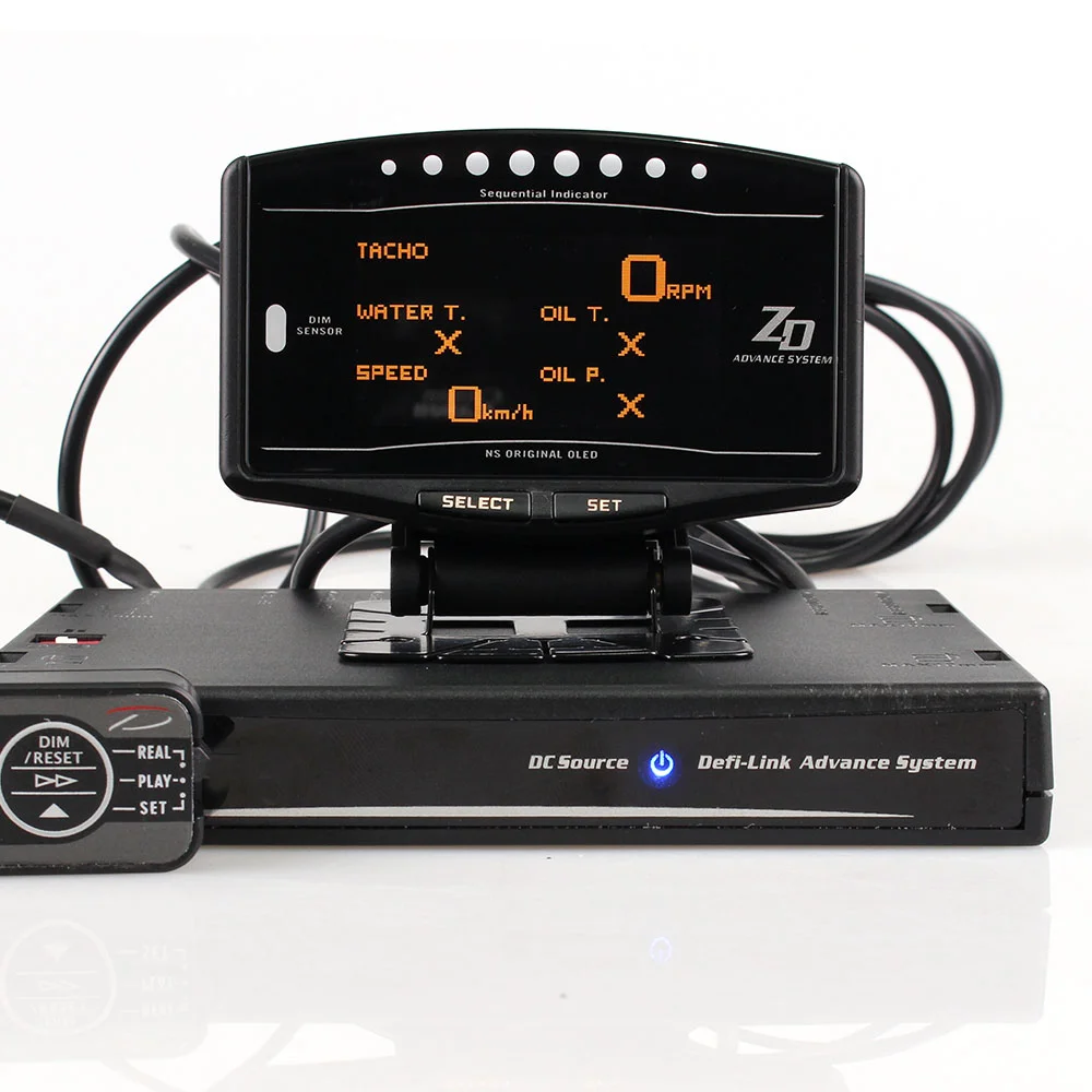 Universal Auto gauge 10in1 New Version DEFI Advance ZD Link Meter Digital Tachometer volt speed water temp oil press boost
