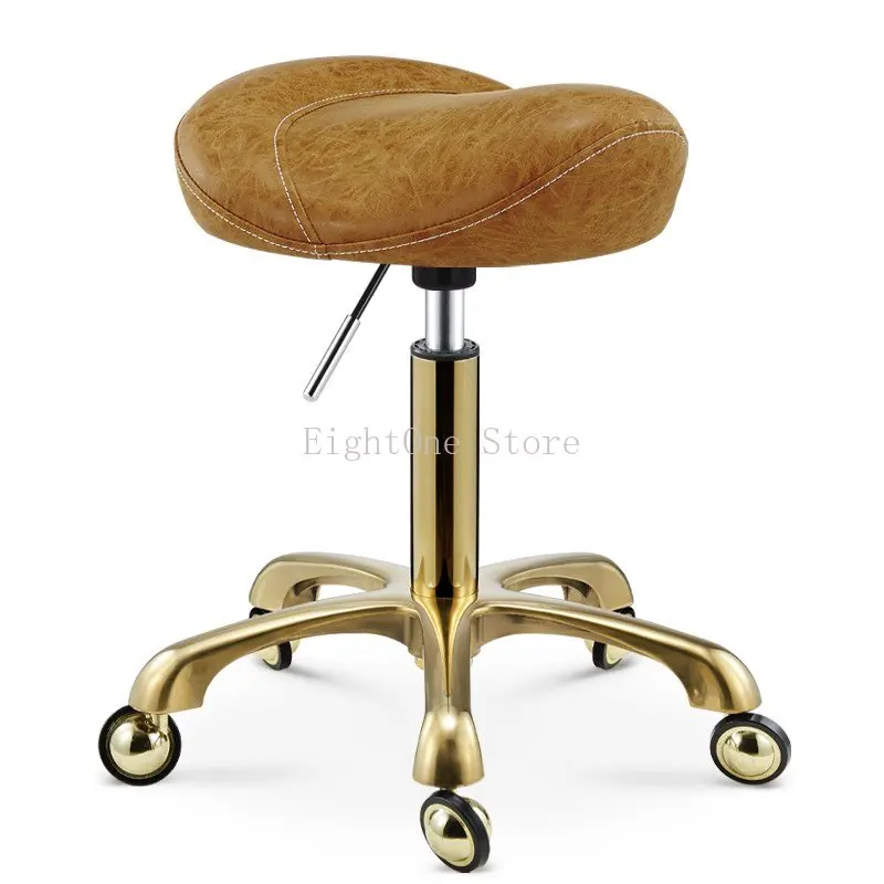 

Beauty Stool Barber Shop Chair Hair Salon Rotary Lift Nail Makeup Hair Salon Pulley Work Bench