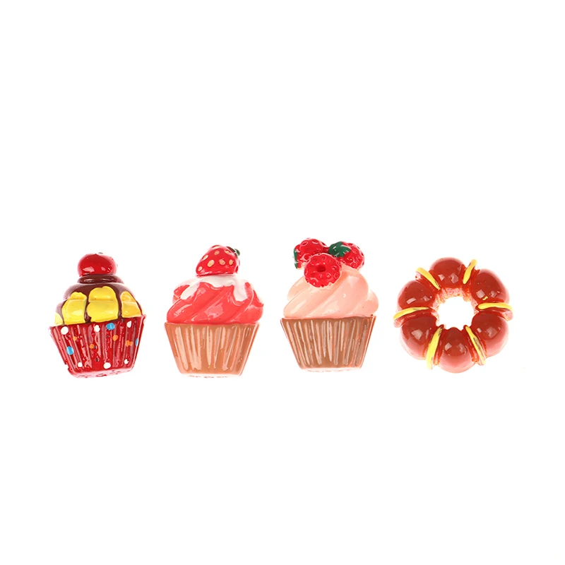 Kawaii Chocolate Cookies Miniature Doll house Kitchen Decoration Bakery For Children Kids Pretend Play Toys