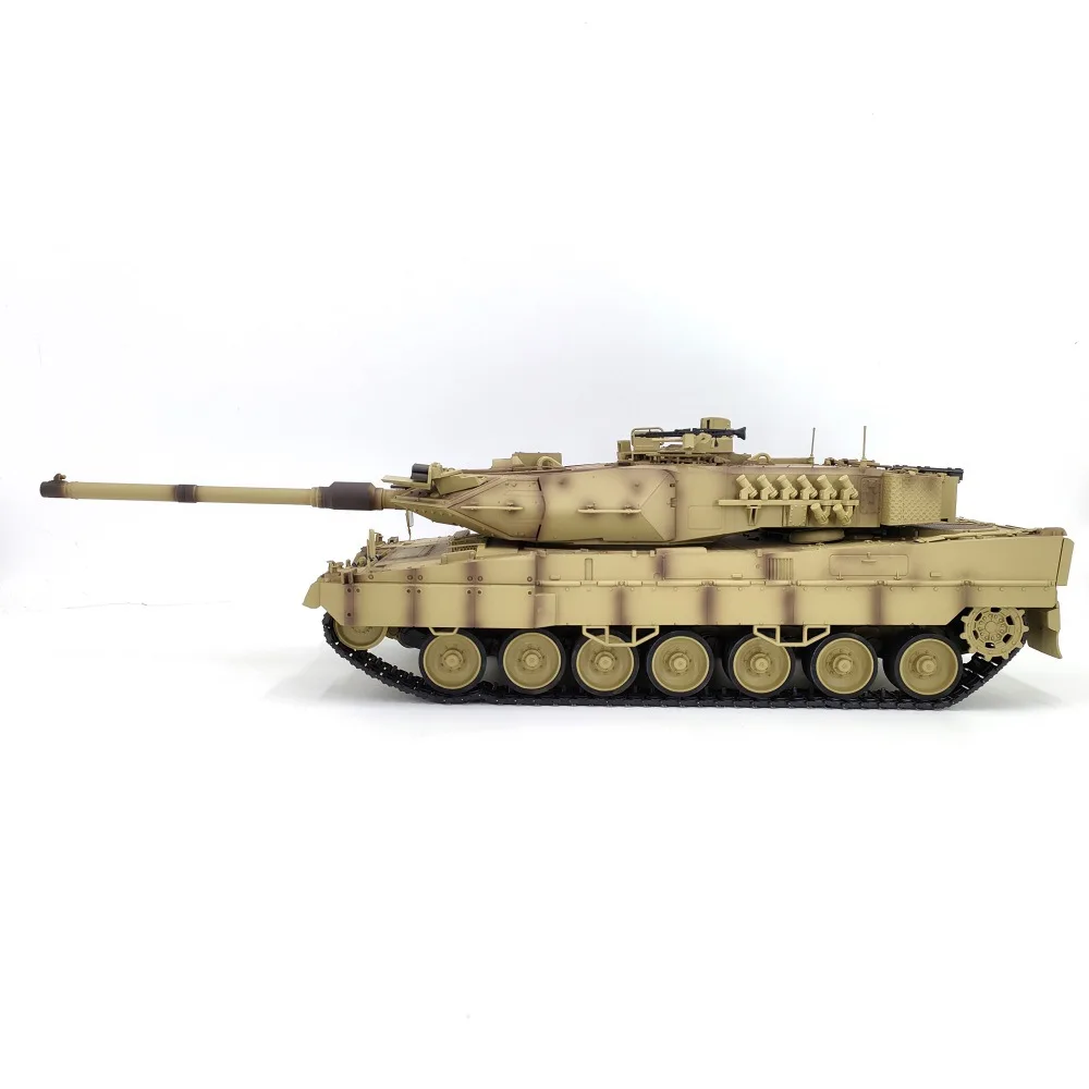 New 1: 16 German Leopard 2A7 Main Battle Tanke Model Remote Control Simulation Toys Against The Tank Electric  RC Model Gift 3
