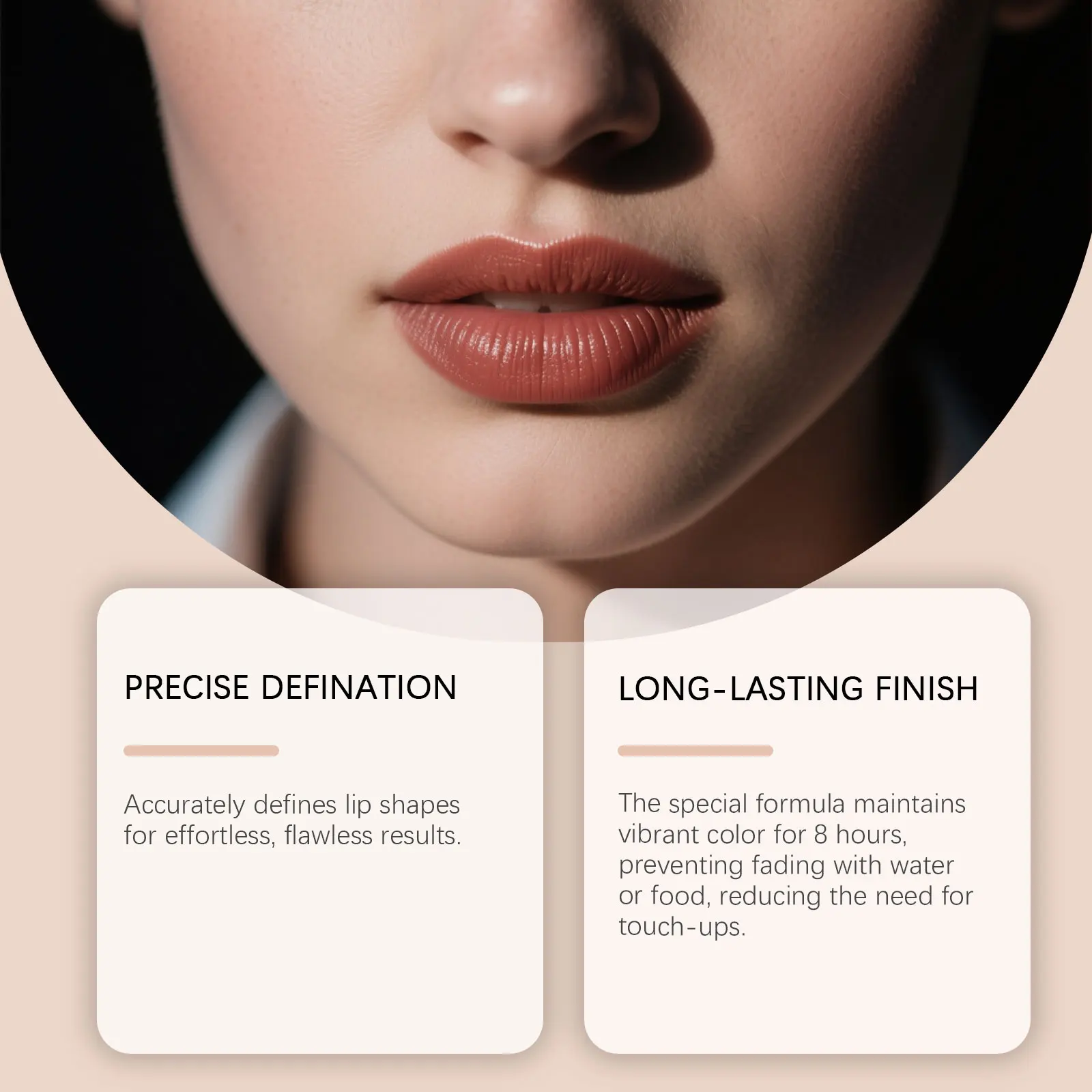 Langanhaltender Matter Schimmer-lippenstift Für Damen Make-up_voghion.com