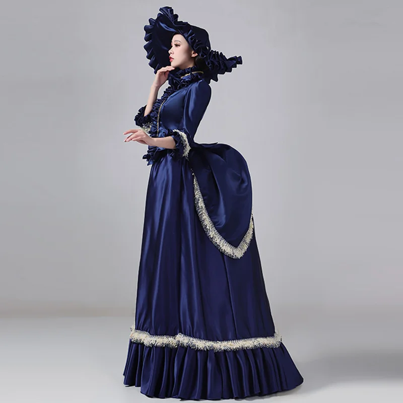navy blue silk maxi dress Soul Fire V-Neck Maxi Dress Navy L