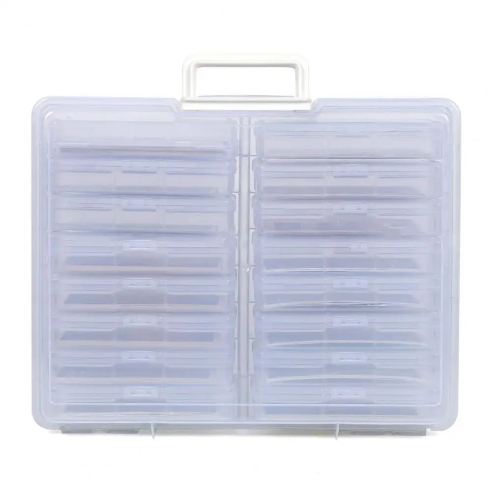 Capacity Photo Box Transparent Acrylic Photo Storage Box Set with Capacity Smooth Edges Dustproof Organizer Container for Photos 5