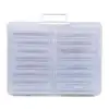 Capacity Photo Box Transparent Acrylic Photo Storage Box Set with Capacity Smooth Edges Dustproof Organizer Container for Photos 5