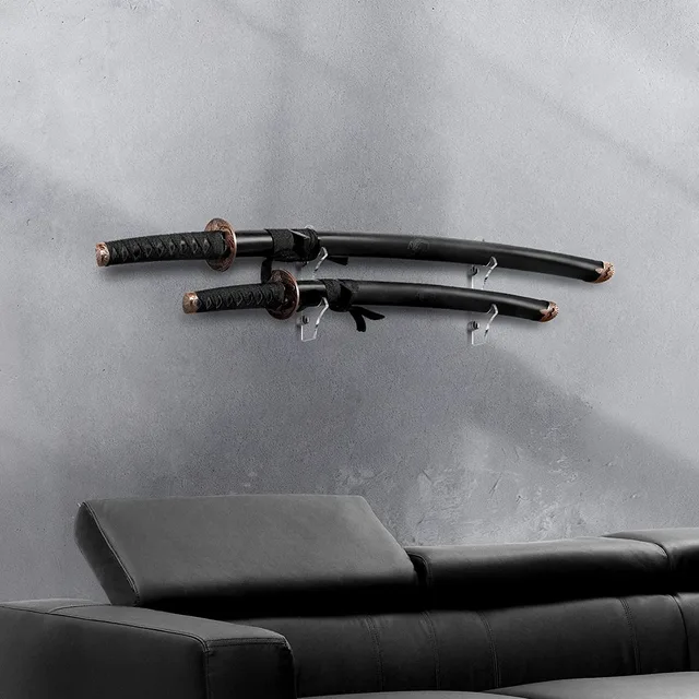 Supporto Per Spada Laser In Acrilico - Espositore Da Scrivania Per Elsa - Nero, Dimensioni 24x8x6.5cm - Foto 5