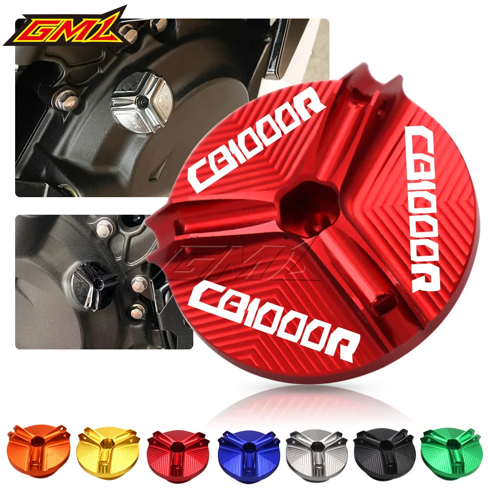 

Oil Filler Cup For HONDA CB1000R 2015-2019 2018 2017 2016 2015 Motorcycle CNC Aluminum Engine Oil Drain Plug Sump Nut Cup Cover