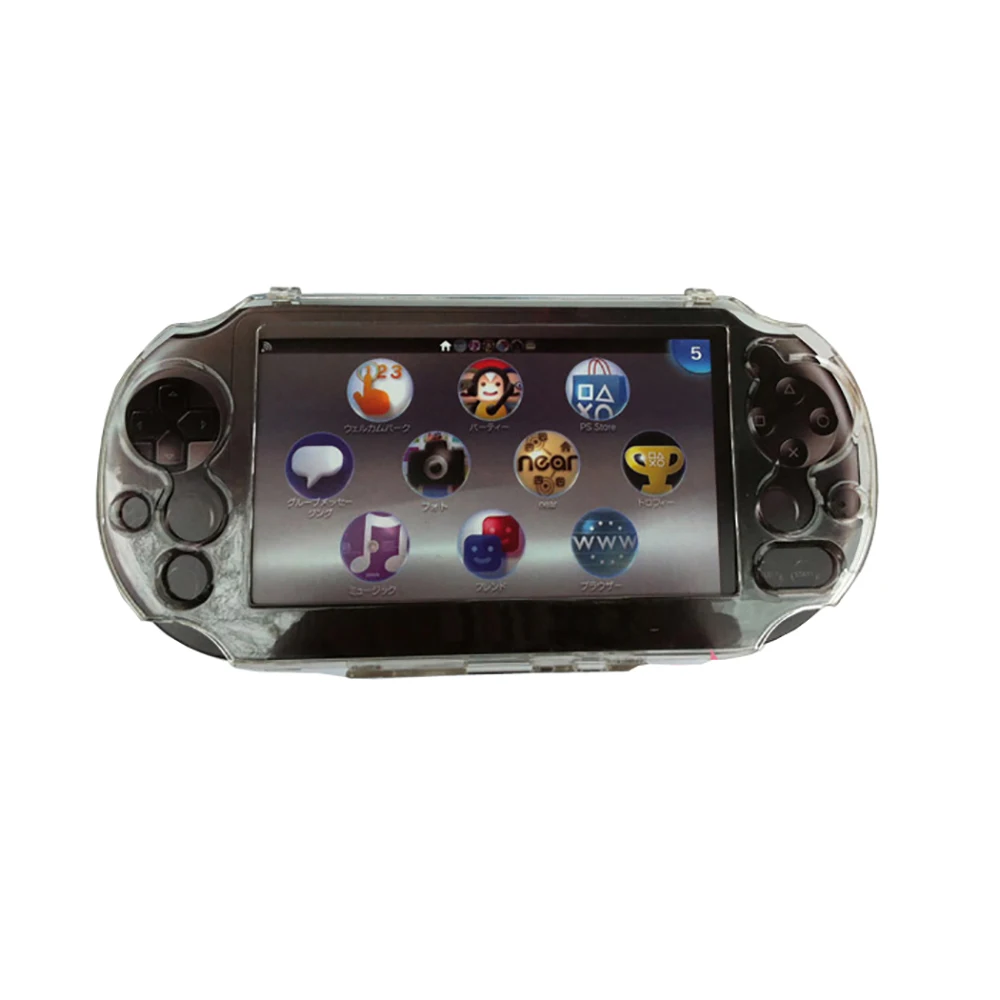 OSTENT Protector Clear Crystal Hard Case Cover Protective Guard Shell Skin Case for Sony PS Vita PSV PCH-2000