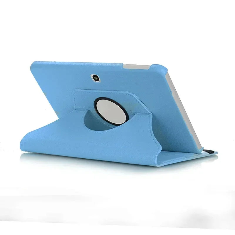 360 Degree Rotating PU Leather Flip Stand Smart Tablet Cover Shell