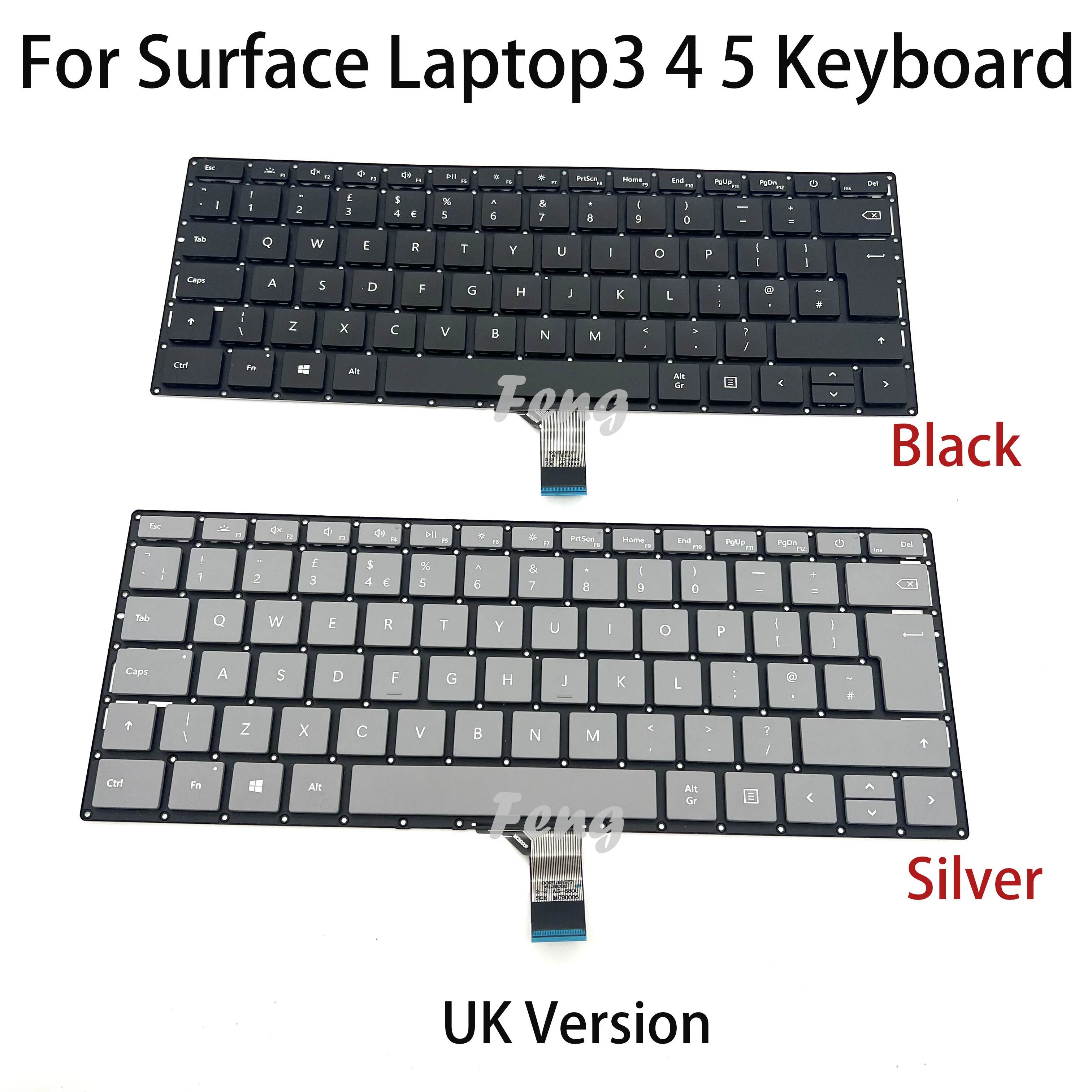 Original Keyboard For Microsoft Surface Laptop3 4 5 Keyboard 13.5'' 15 ...