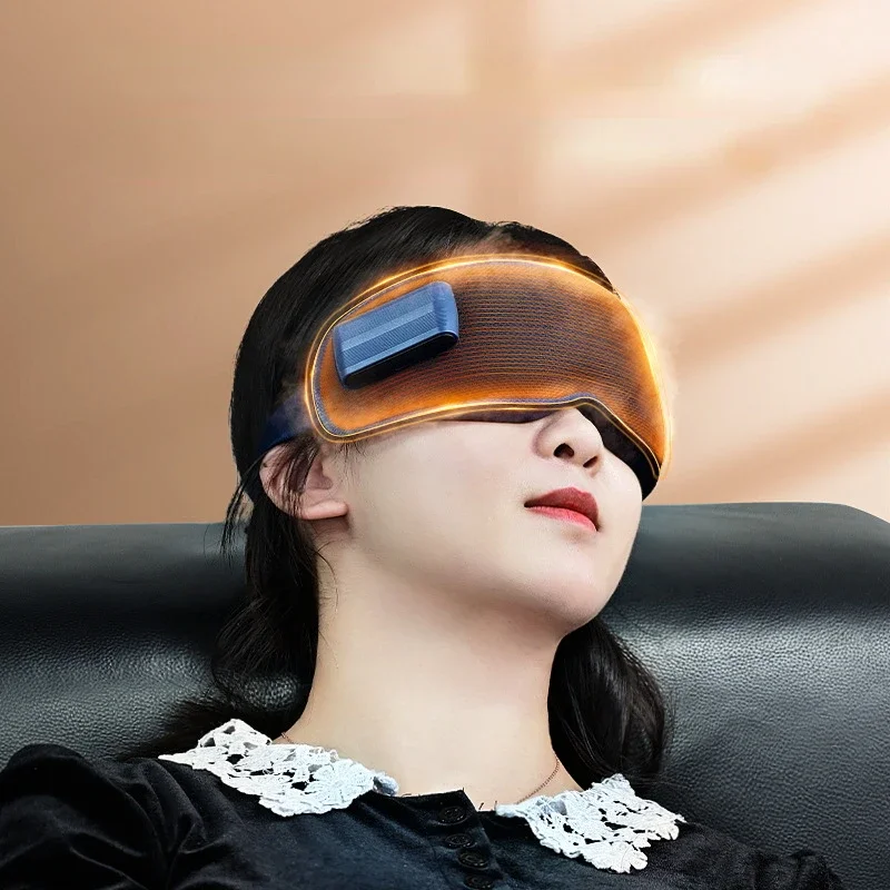 Xiaomi Hot Compress Eye Mask Blackout Waterproof Fabric Heating Eye Mask Relaxation Soothing Sleep 3d Thermostatic Eye Mask 2