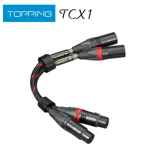 TOPPING TCX1 Audiophile 6N Single Crystal Copper XLR Balanced Line XLR Professional Audio Cable 1