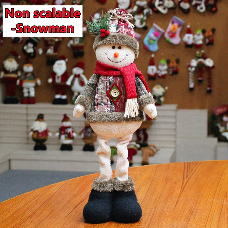 thumbnail image 1 of Nuevo 3/1PC muñecos retráctiles de Navidad árbol de decoración adorno de Año Nuevo reno muñeco de nieve Papá Noel muñeco de pie decoración de Navidad regalo, 1 of 5