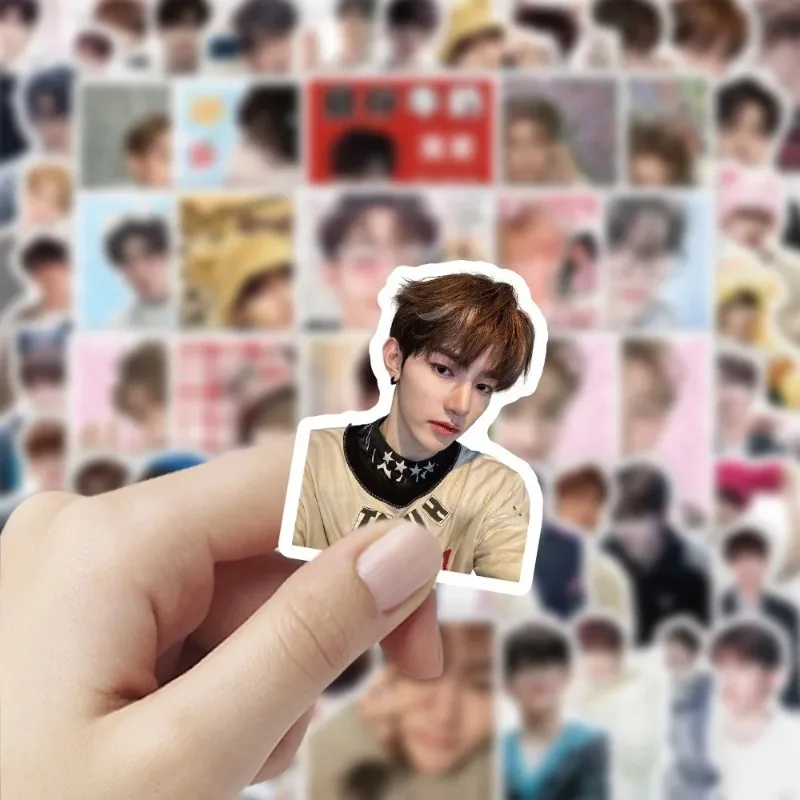 104Pcs 높은 외모 한국 연예인 그룹 Zhang Hao DIY 장식 데칼 노트북 전화 노트북 기타 스케이트 보드 팬 선물