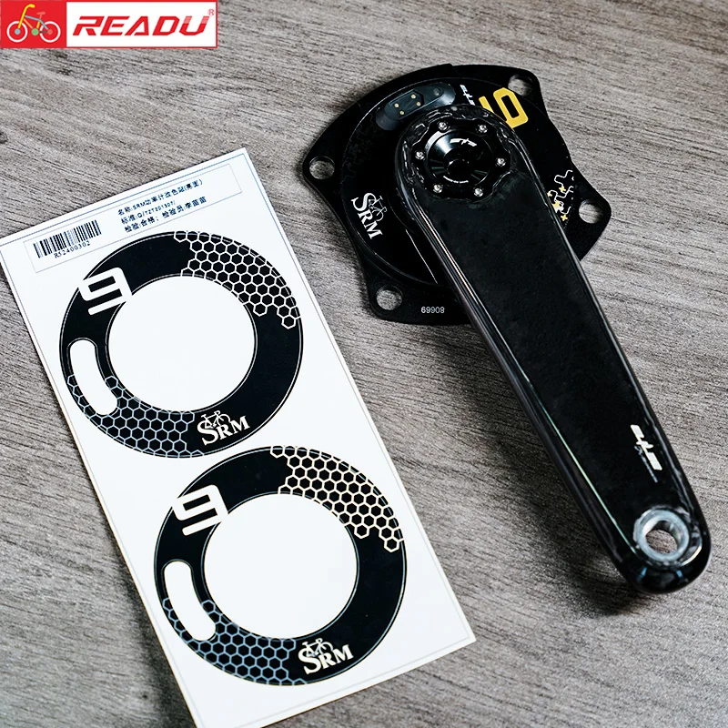 Readu Decalcomanie Corona Bicicletta Adesivi Manovella Srm Power Meter Sticker Adesivi Bici Accessori Bici 1 Paio
