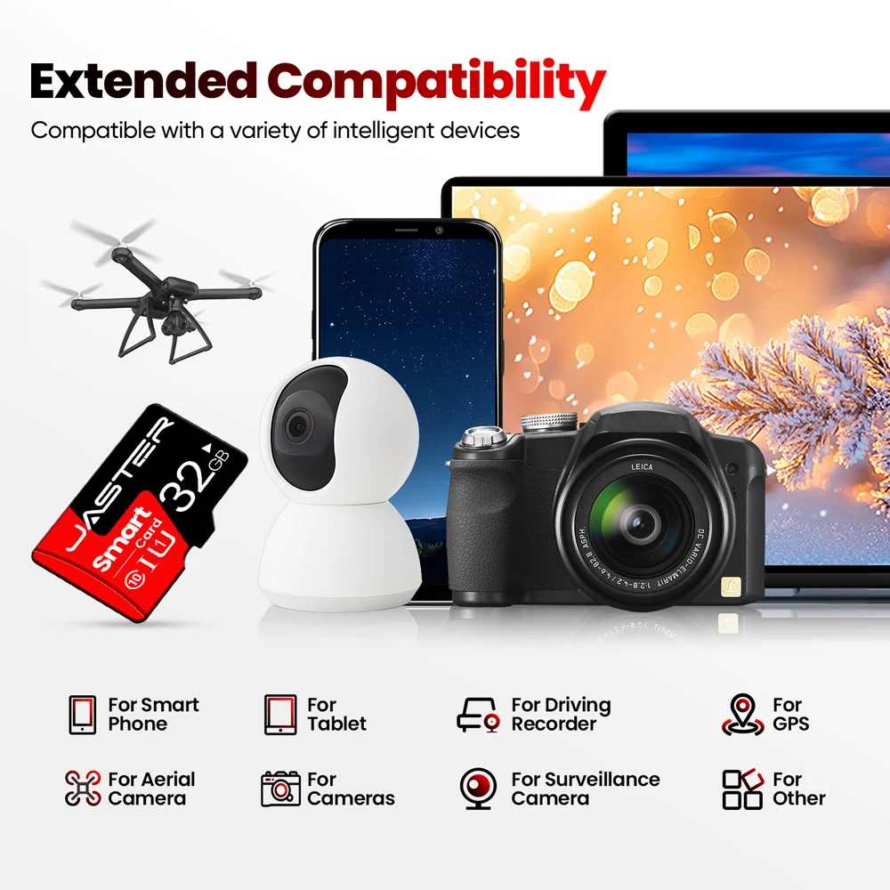 고속 TF 미니 SD 카드, 실제 용량 메모리 카드, 카메라 타코그래프 UAV 로봇 외부 저장 장치, 64GB 플래시 드라이브, 32G, 128GB