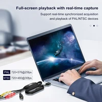 USB Video Capture Card VHS TV DVD VCR Audio Capture Adapter Card RCA To USB Video Converter for Mac PC - Image 2