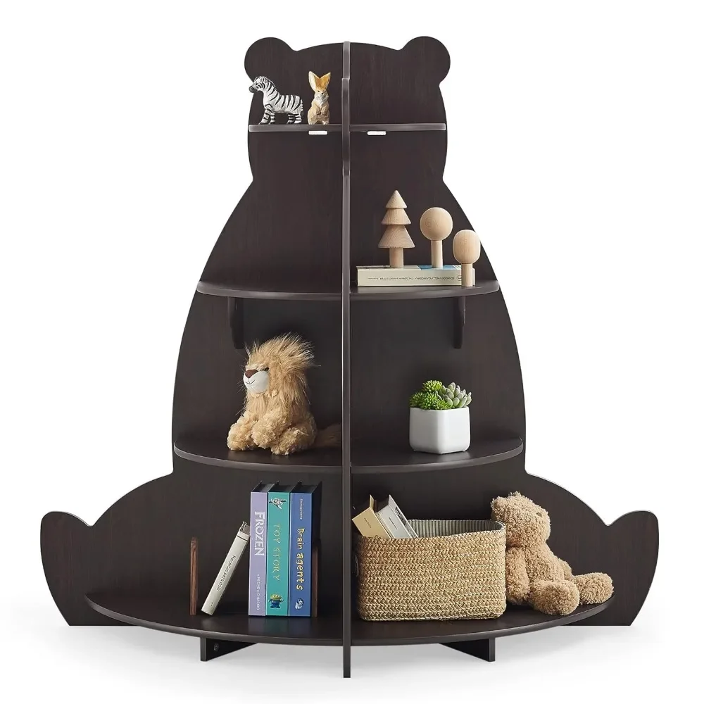 Children's Bookcase, Tree Bookcase - Gold Medal Certification, Natural Craftsmanship, Big Tree Shaped Children's Bookcase 4