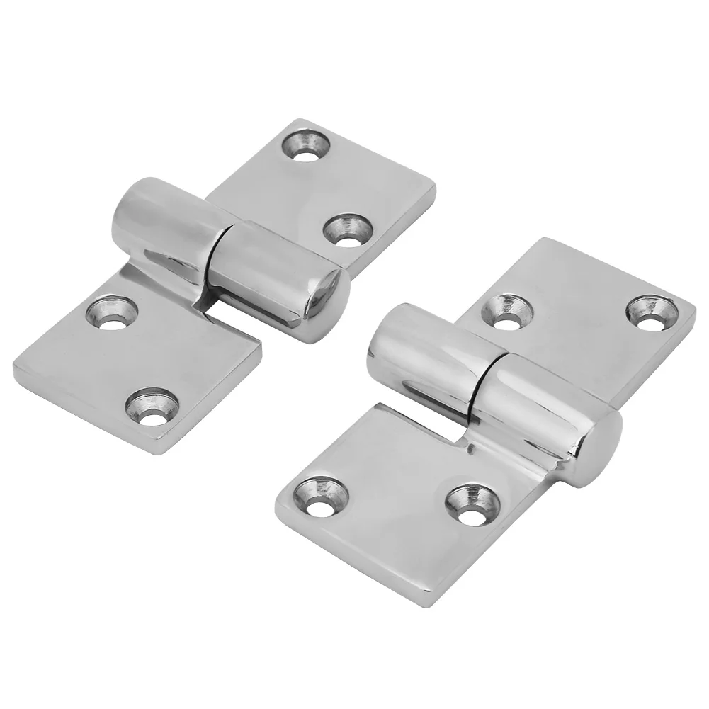 2Pcs Left and Right TakE Apart Stainless Steel Hinge Boat Deck Accessories 90*38mm