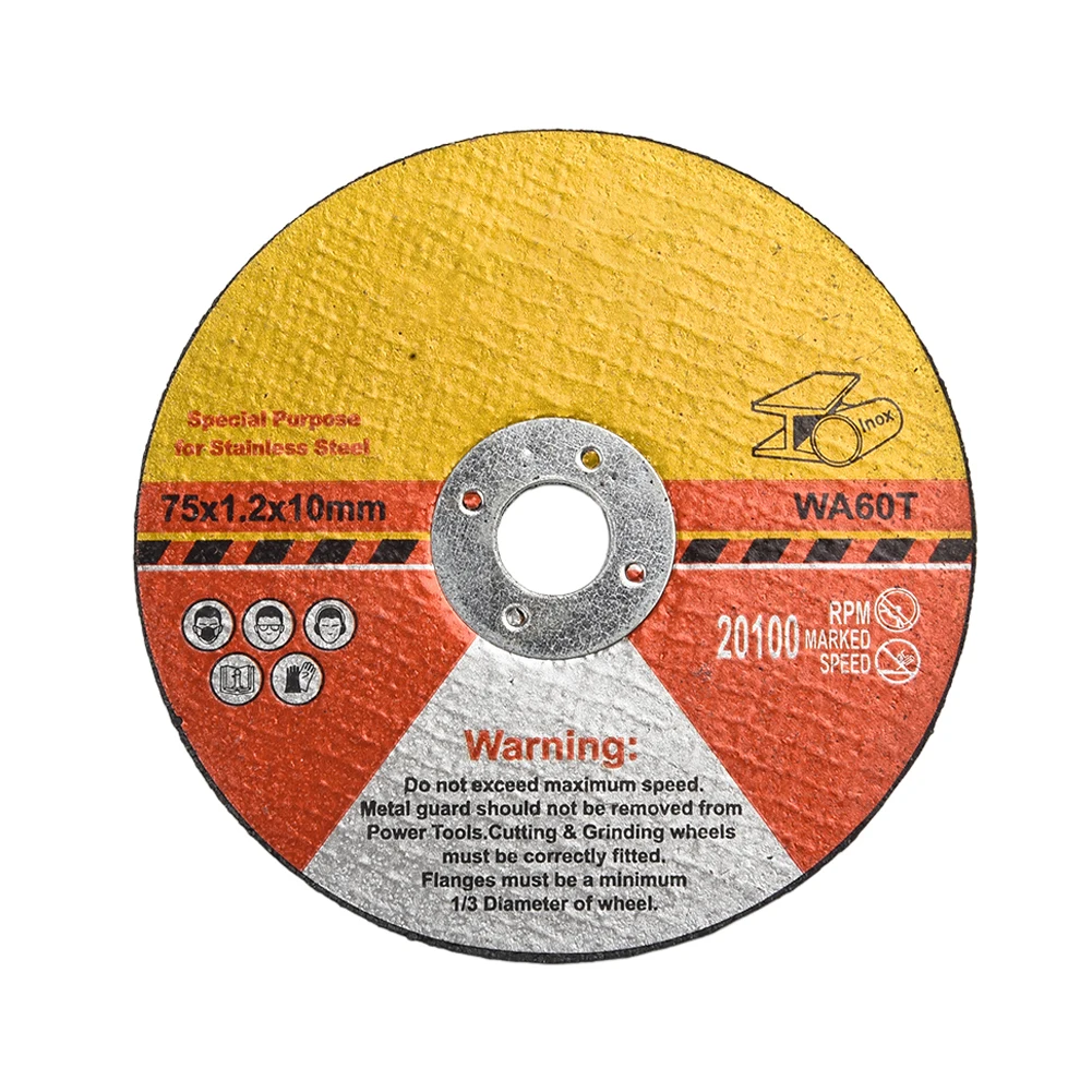 

10pcs 75mm Circular Resin Saw Blades Grinding Wheel Ultra-thin Cutting Disc For Angle Grinder Power Tool Accessories