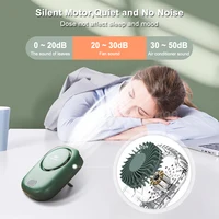 Ventilateur portable à suspendre au cou, mini-ventilateur de ceinture rechargeable par USB, petit ventilateur de chemise pour l'extérieur et les voyages 5