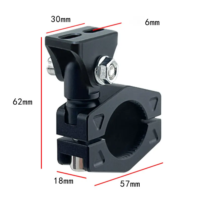 Motorcycle LED Headlight Mounting Bracket Spotlight Clamps Support Driving Fog Lights Holder